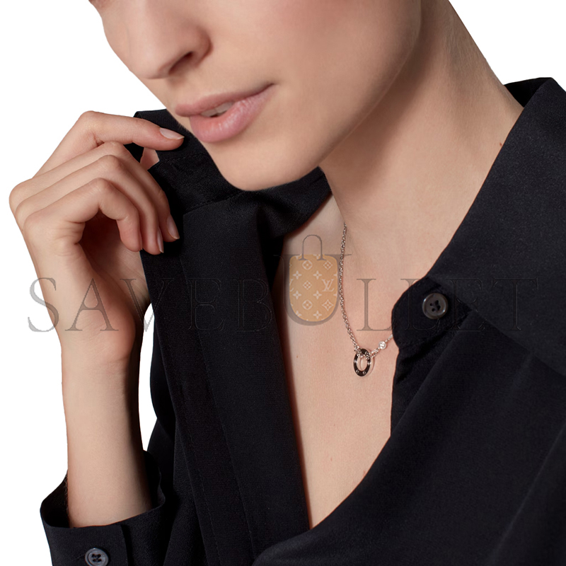CARTIER LOVE NECKLACE, 2 DIAMONDS B7219400